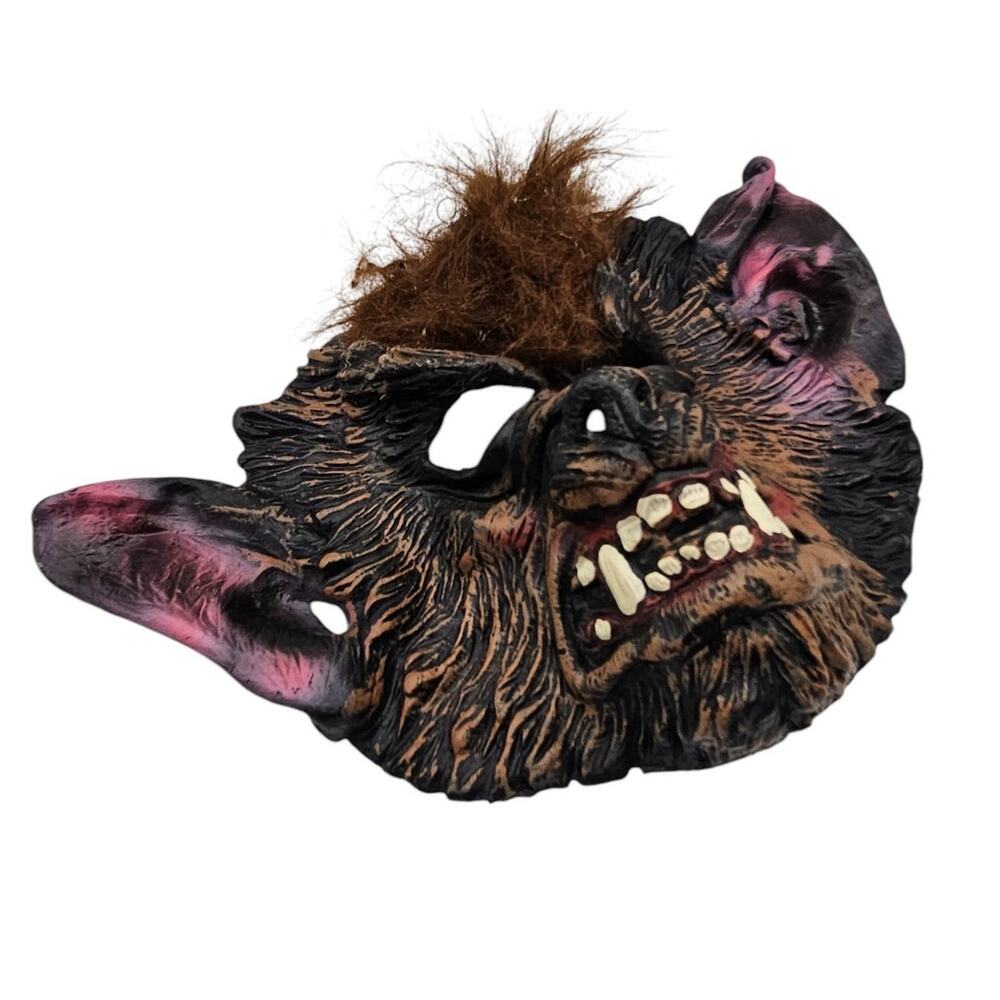 Rubie’s Vinyl Costume Halloween Werewolf Mask 2010 Adult Size